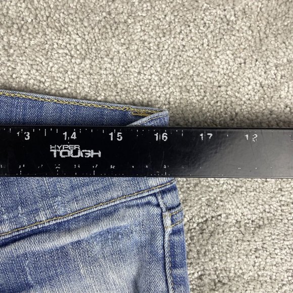 Polo Ralph Lauren Tompkins Skinny Jeans Women's 31 Distressed Ripped Faded Wash - Picture 14 of 16